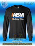 New ABM building Industries Logo Men's Long Sleeve T-Shirt