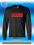 New Tee Shirt Axis Percussion Logo Men's Long Sleeve T-Shirt