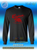 New Tee Shirt Cajun Bowfishing Reels Logo Men's T-Shirt Men's Long Sleeves T-Shirt