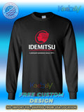 New Tee Shirt IDEMITSU Japanese Petroleum Logo Men's T-Shirt Men's Long Sleeves T-Shirts