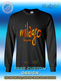 New Tee Shirt Milagro Tequila Logo Men's T-Shirt Men's Long Sleeves T-Shirts