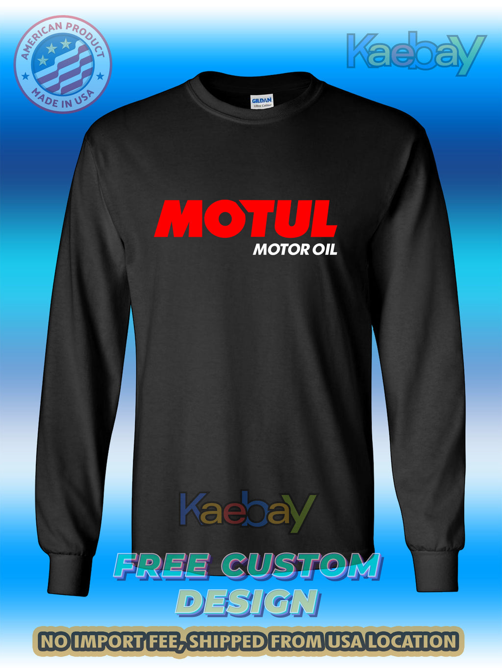 New Tee Shirt Motul Motor Oil Logo Men's T-Shirt Men's Long Sleeves T-Shirts