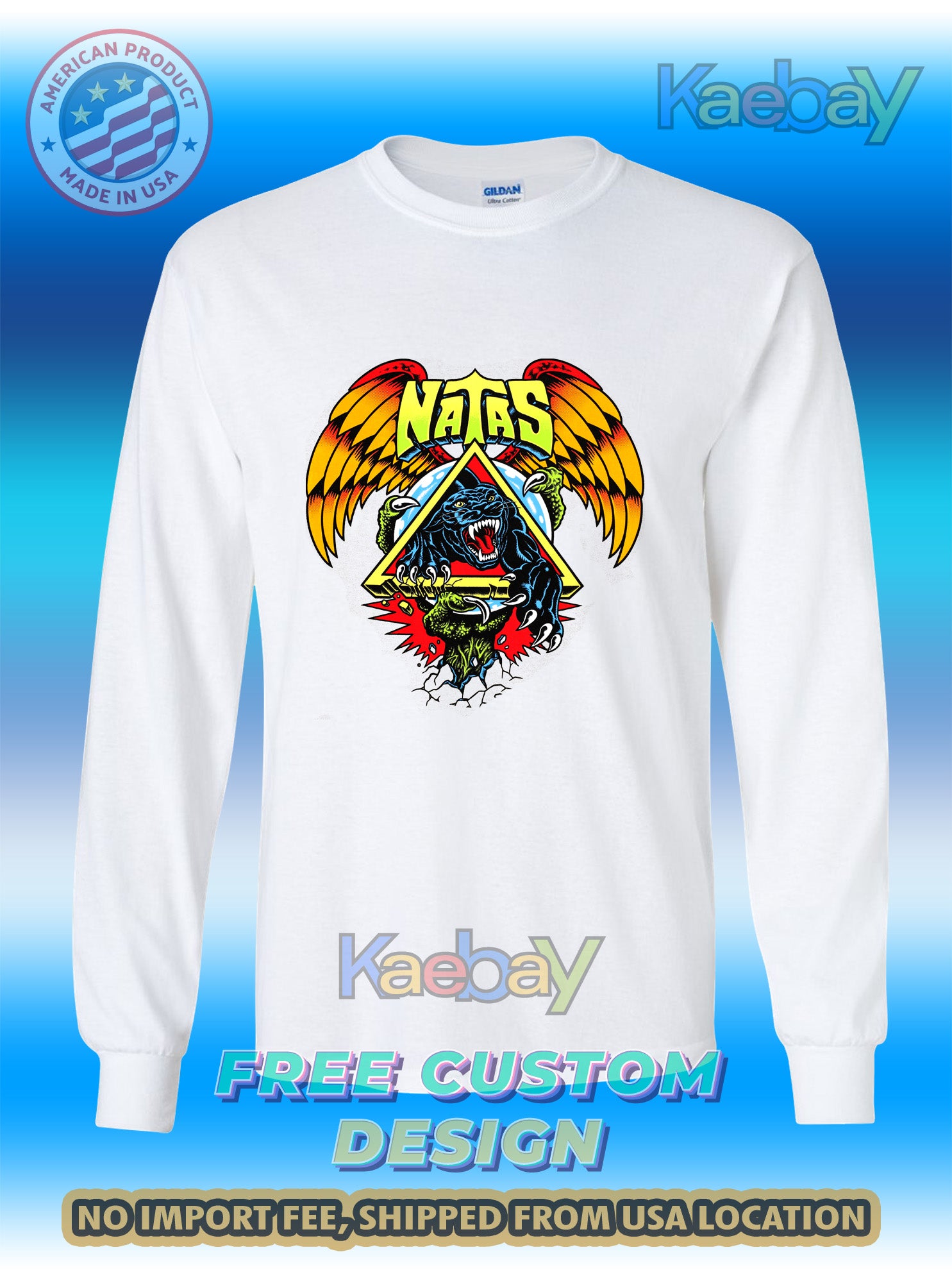 New Tee Shirt Natas Kaupas SC Panther Men's T-Shirt Men's Long Sleeves T-Shirts