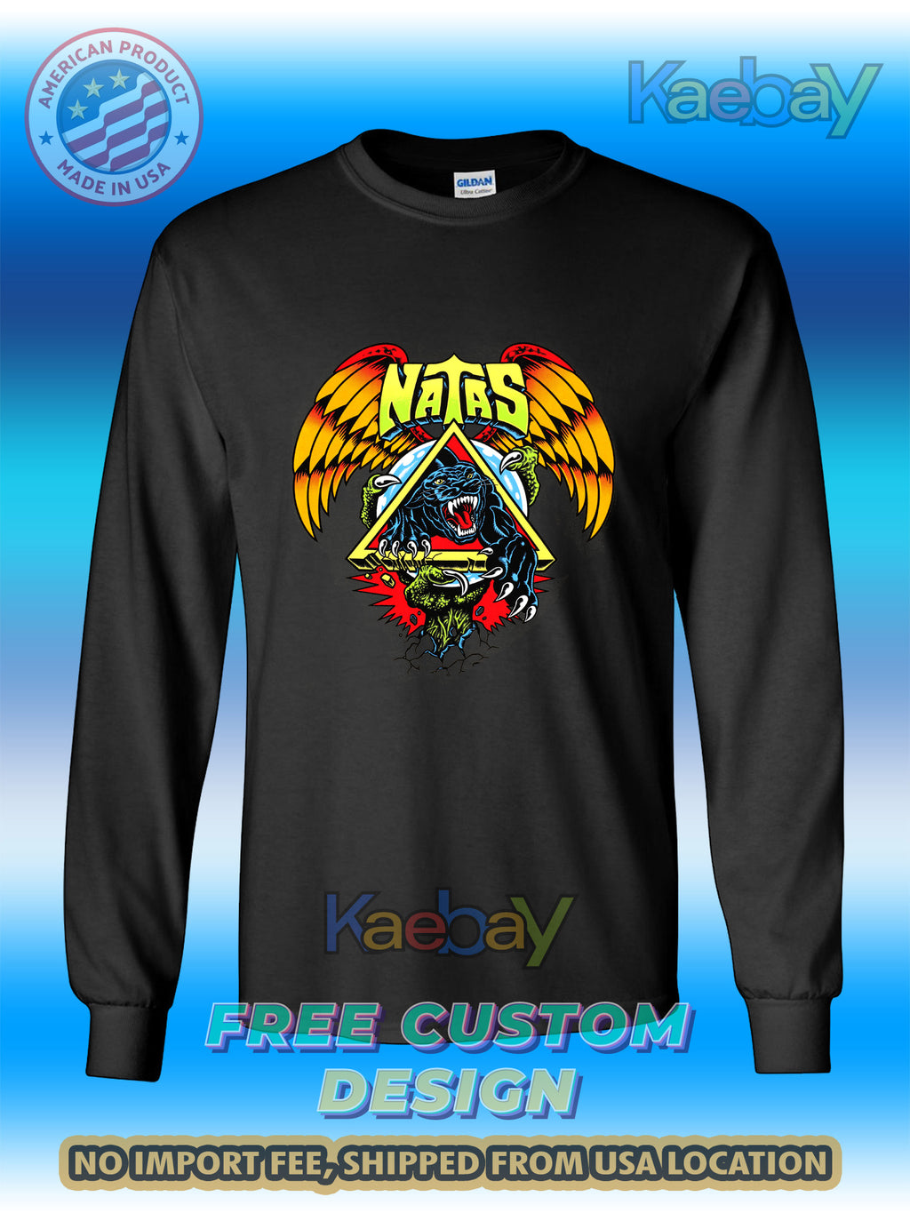 New Tee Shirt Natas Kaupas SC Panther Men's T-Shirt Men's Long Sleeves T-Shirts
