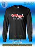 New Tee Shirt Walther Arms Built for Life Logo Men's T-Shirt Men's Long Sleeves T-Shirt